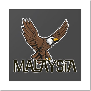 Malaysia Eagle logo Posters and Art